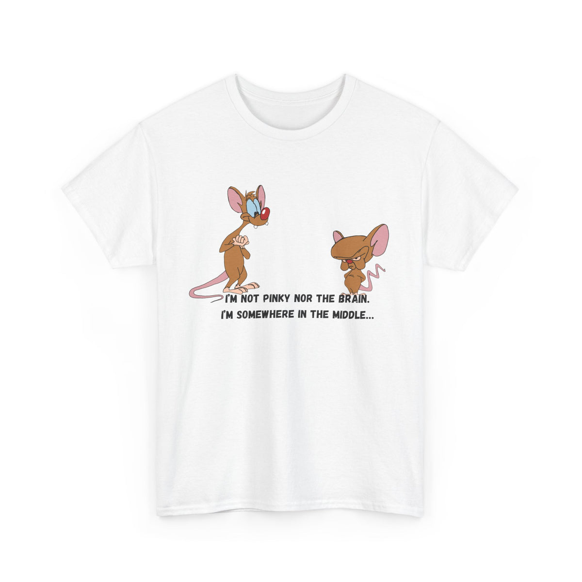 Whimsical Unisex Heavy Cotton Tee, Playful T-Shirt for Casual Outfits, Fun Gift for Friends, Conversation Starter Tee, Comfy Cartoon Shirt