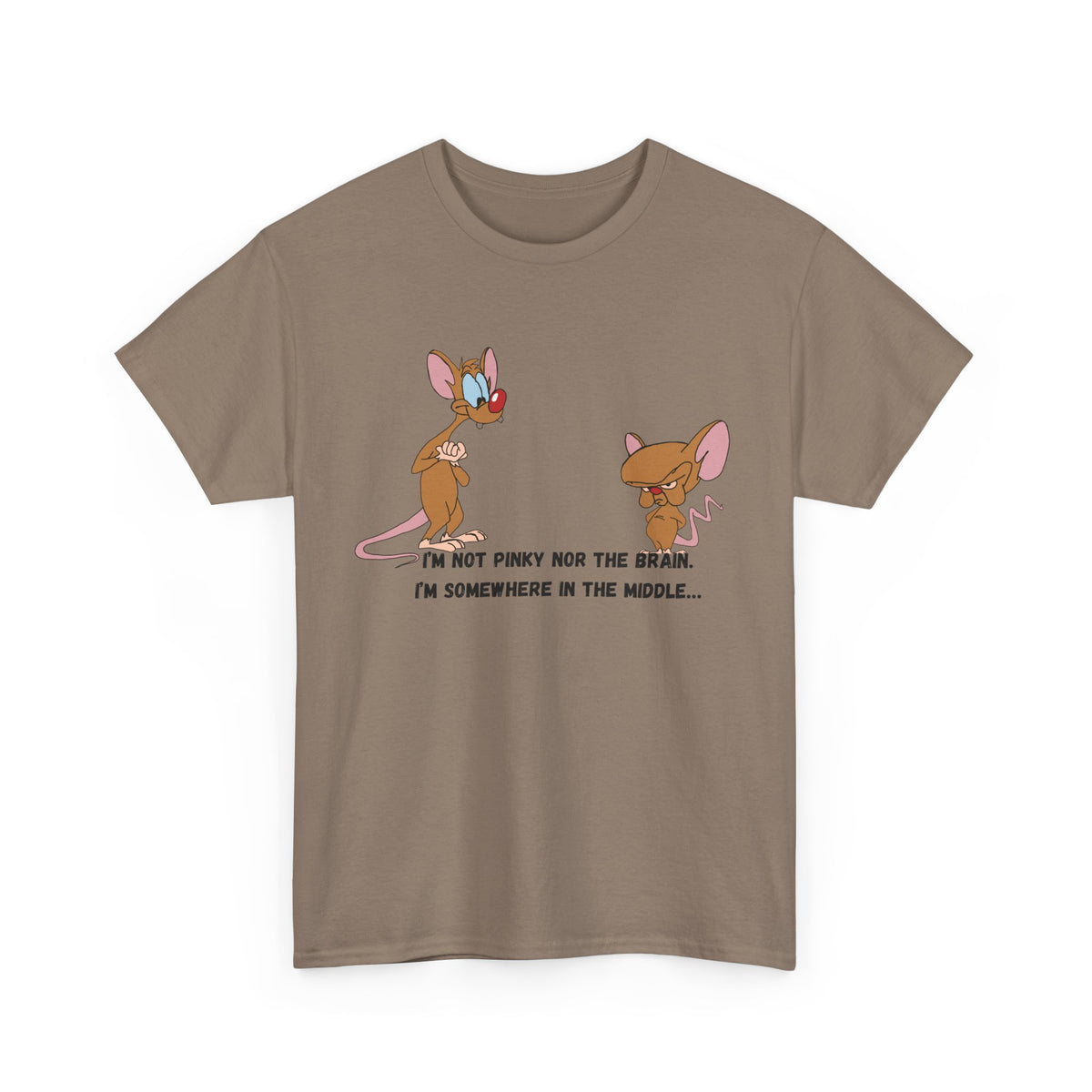 Whimsical Unisex Heavy Cotton Tee, Playful T-Shirt for Casual Outfits, Fun Gift for Friends, Conversation Starter Tee, Comfy Cartoon Shirt