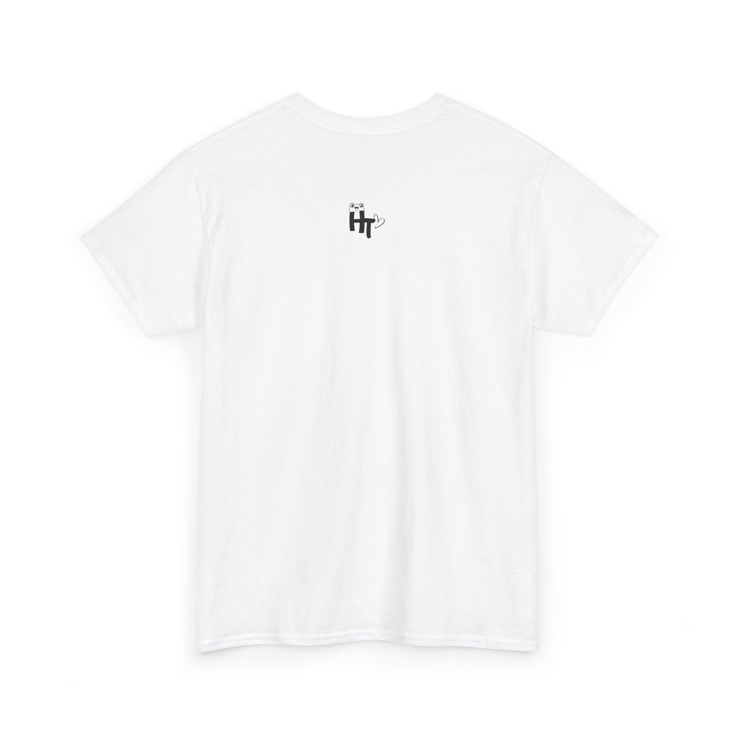 Whimsical Unisex Heavy Cotton Tee, Playful T-Shirt for Casual Outfits, Fun Gift for Friends, Conversation Starter Tee, Comfy Cartoon Shirt